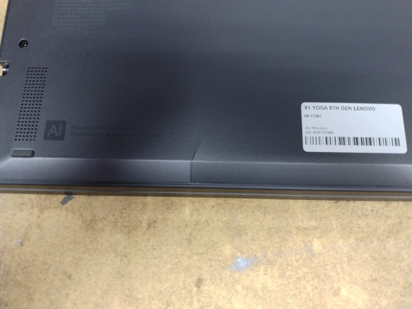 LENOVO THINKPAD YOGA X1 5TH GEN 14″ WQHD I5-10310U 16GB 256GB SSD NO OS