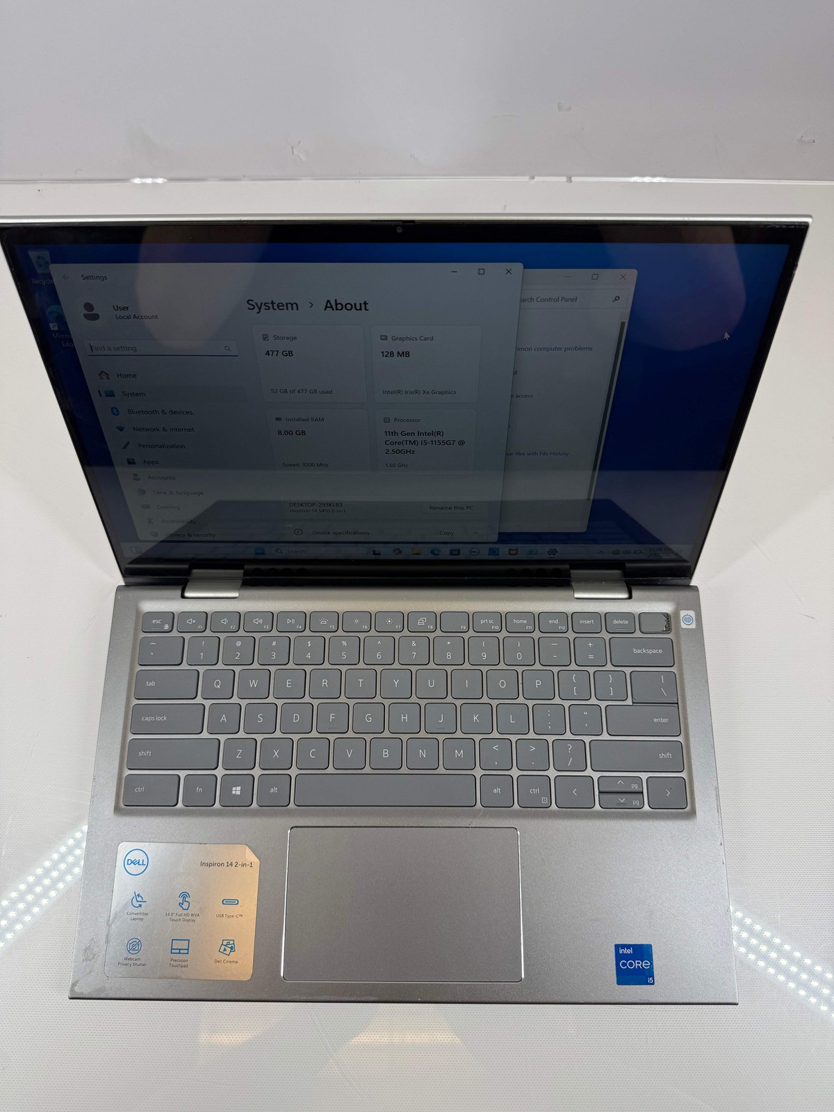 Dell Inspiron 5410 2-IN-1 14″ i5-1155G7 1.5GHz 8GB RAM 512GB SSD