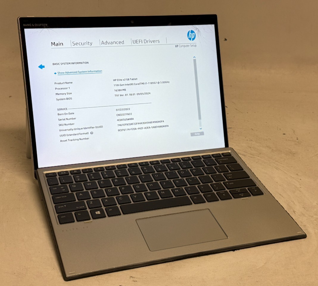 HP Elite x2 G8 2in1 13″ (i7-1185G7 3.0GHz – 16GB RAM – 512GB SSD – Win11Home)