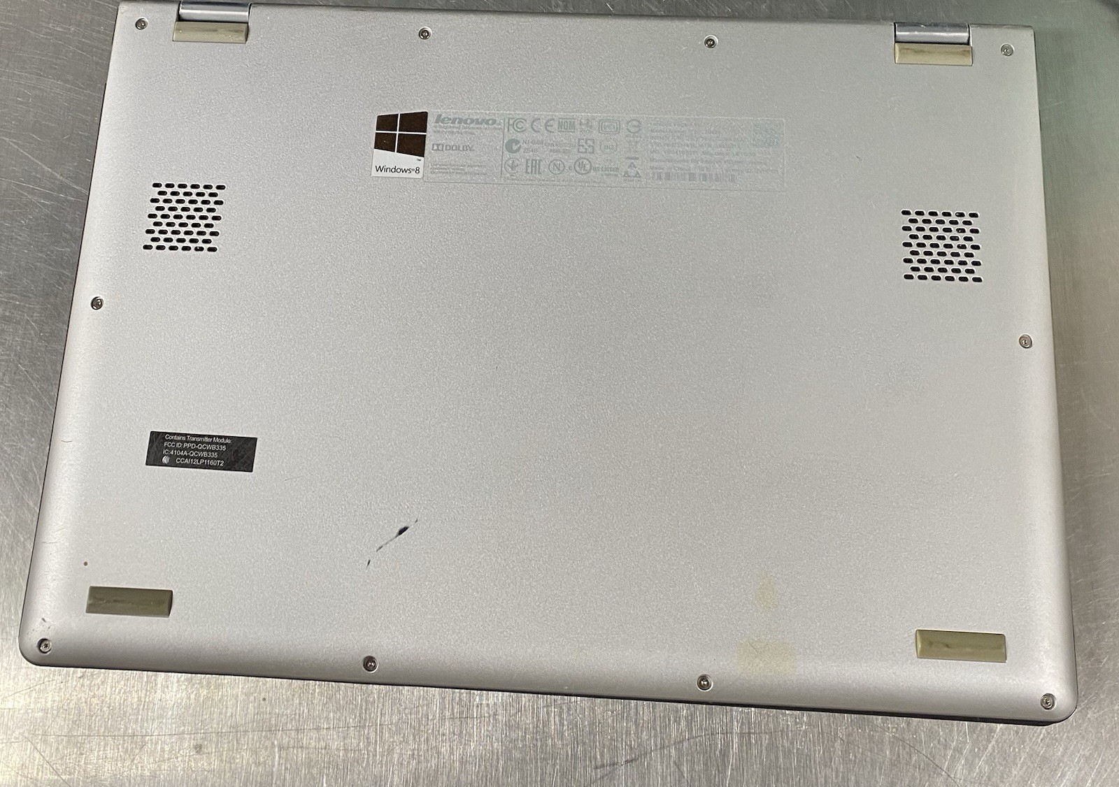 LENOVO YOGA 2 11-20428 Intel C I3-4012Y 1.50GHz 4GB RAM 500GB HDD *FOR PARTS*