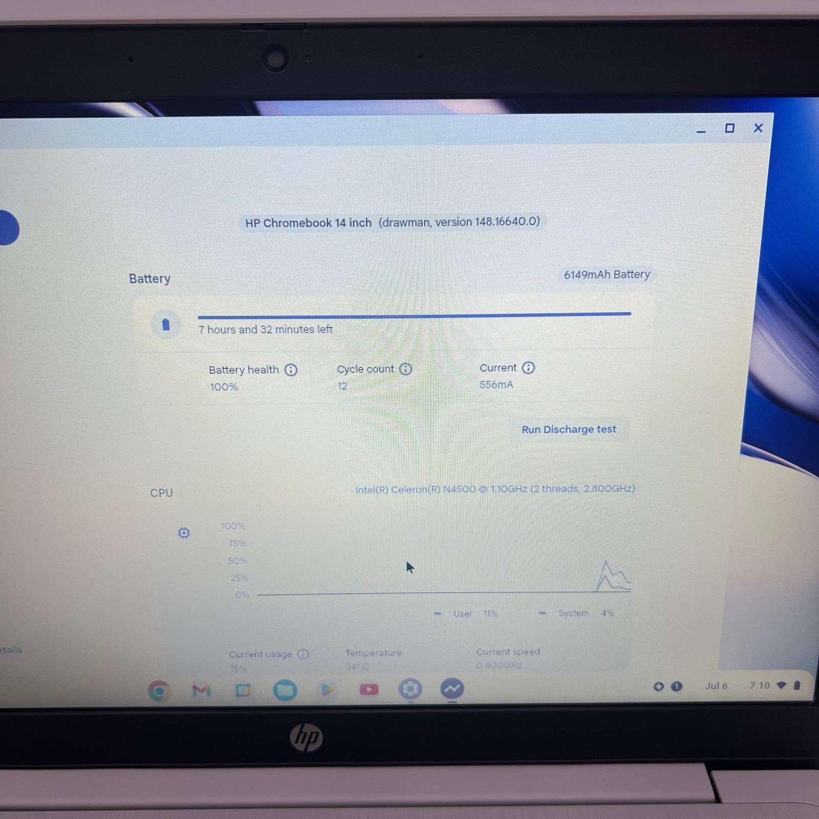 HP 14a-ne1013dx 14-inch 4gb 64gb Silver Laptop