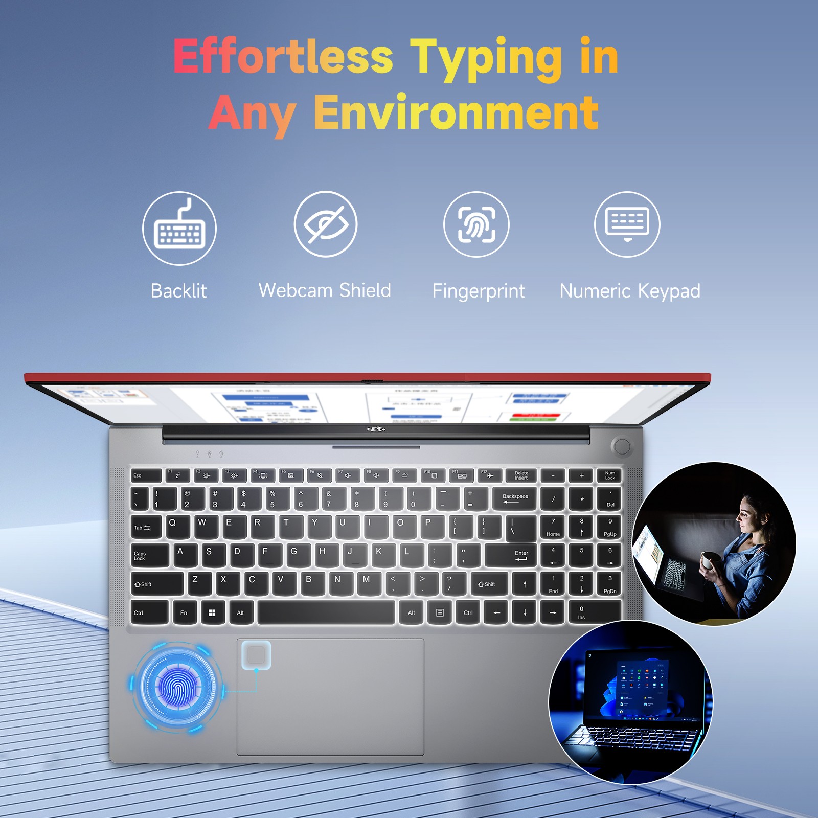 NIMO 15.6” IPS FHD Laptop 16GB RAM 512GB SSD AMD Ryzen 5 Student Computer