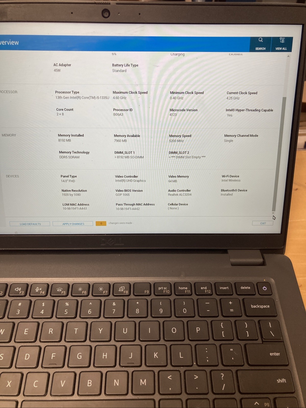 Dell Latitude 3450 14″ 13th Gen Intel® Core™ i5-1335U 8GB Ram No HDD #2002
