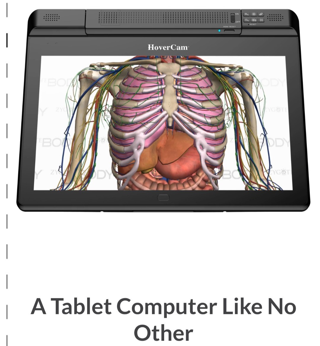 HoverCam Pilot X Wireless Digital Teaching Station Podium & 13.3 Tablet *READ*