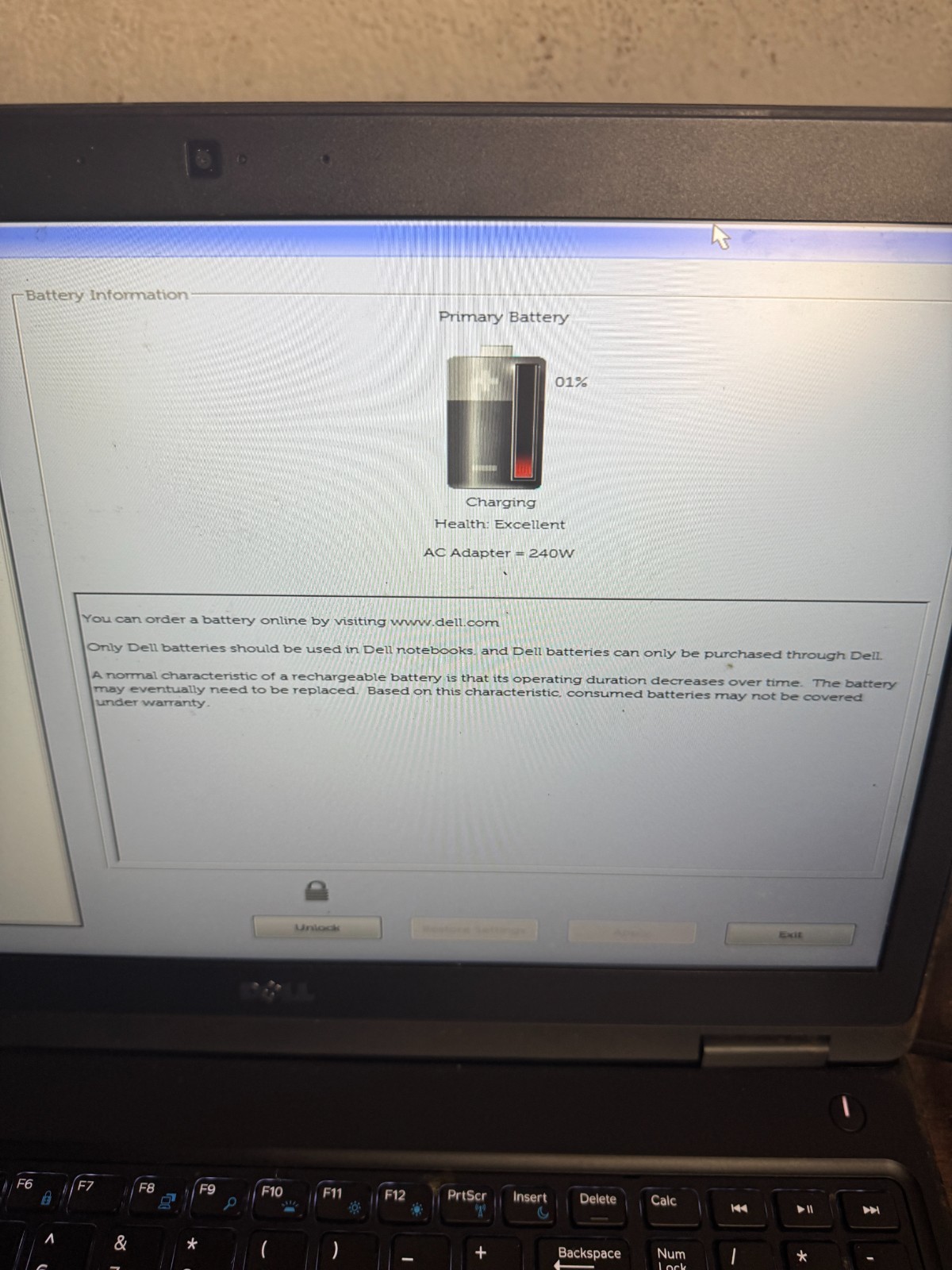Dell Inc Latitude 5580 Core I5-6300 2.40GHz Laptop For Parts/Repair #5445