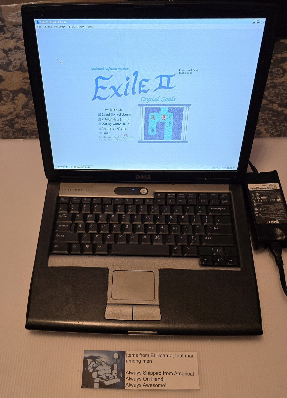 Dell Latitude D520 14″ Windows XP Laptop Wifi 1.6GHz 1.5GB Ram 60GB HDD