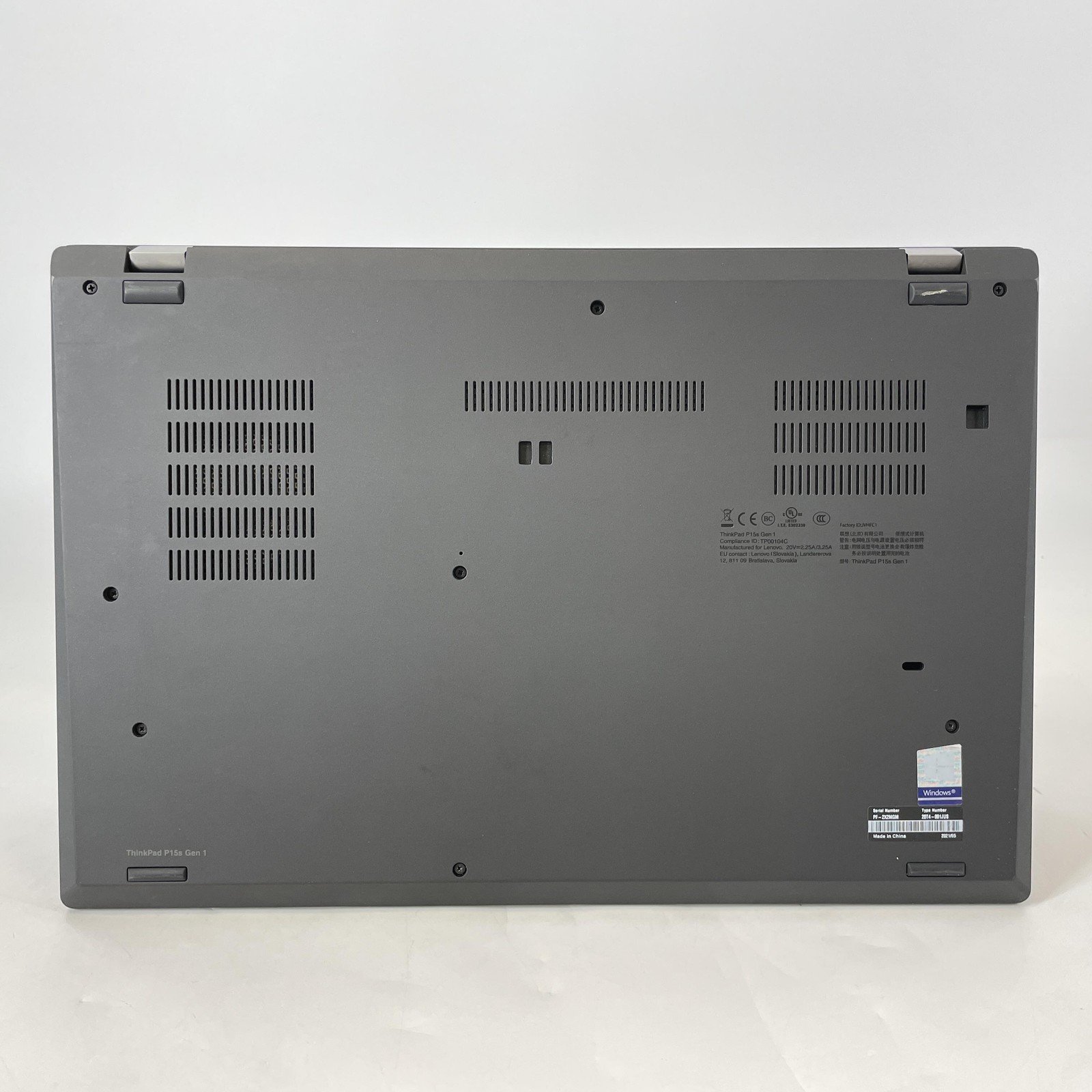 Lenovo ThinkPad P15s Gen 1 FHD i7-10510U 1.80GHz 16GB 500GB SSD Quadro P520 Good
