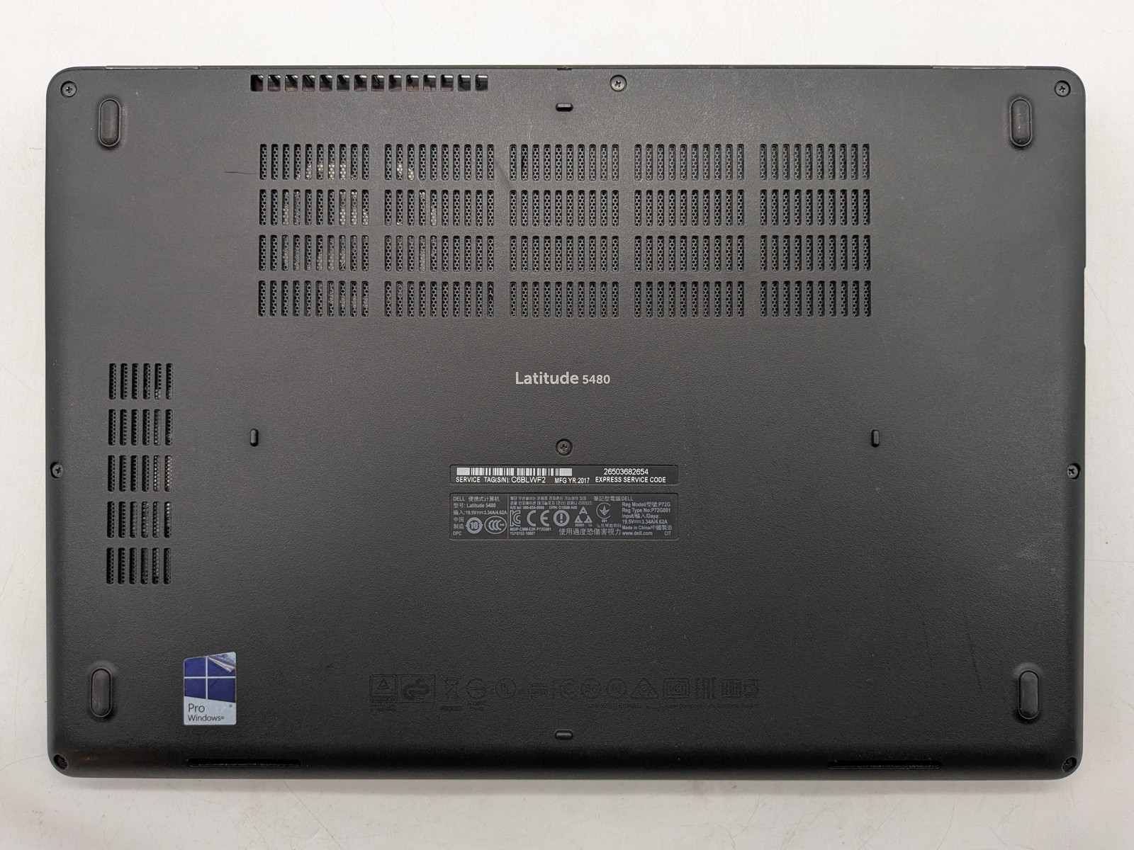 Dell Latitude 5480 14″ Webcam Backlit Palmrest *READ*