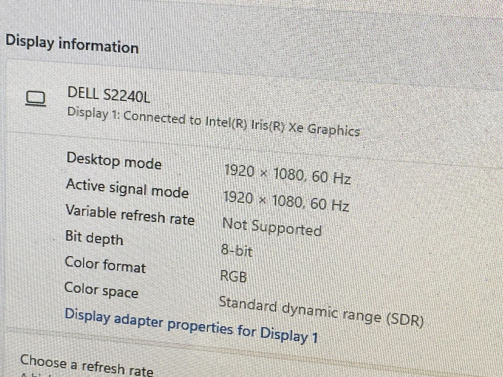DELL INSPIRON 15 3520 i5-1155G7@2.50GHz 8GB RAM 512GB SSD NVMe W11H