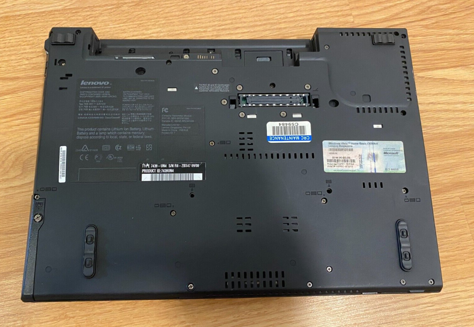 Lenovo ThinkPad R400 – Core 2DUO P8700 2.53GHz 2G – NO HDD/Caddy/Power/Battery