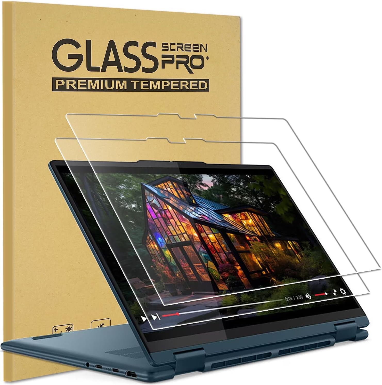 Tempered Glass Screen Protector 9H Hardness for 14″ Lenovo Yoga 7/Yoga 7i Laptop