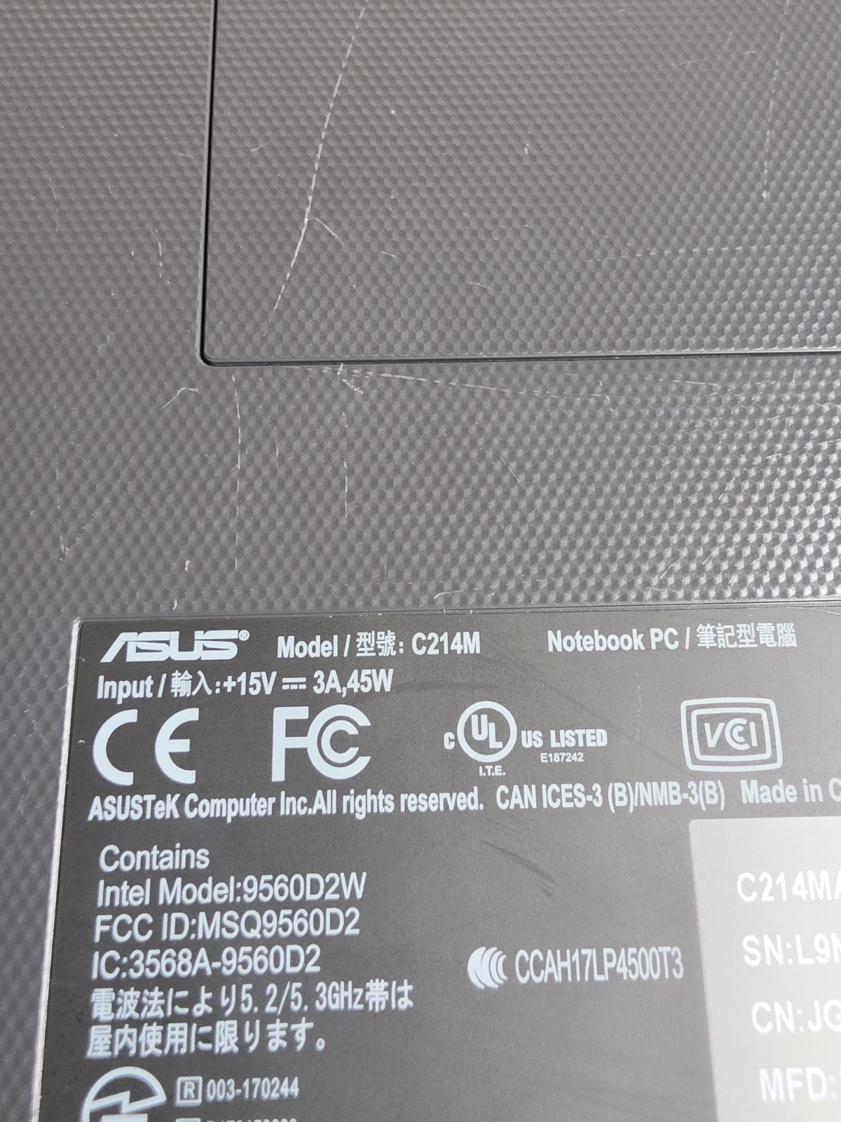 ASUS Chromebook 11.6″ Notebook Touchscreen Computer Tablet C214M Google OS