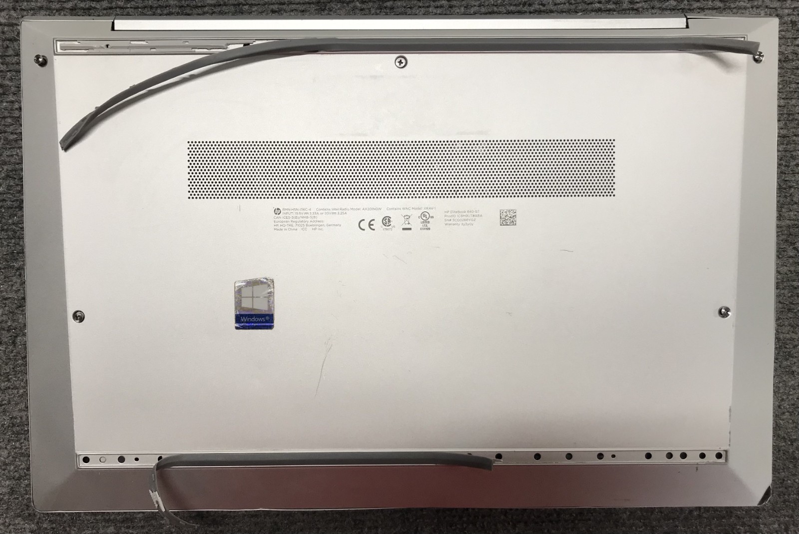 HP EliteBook 840 G7 14″ Laptop i7-10510U, No RAM/Storage, Boots to BIOS