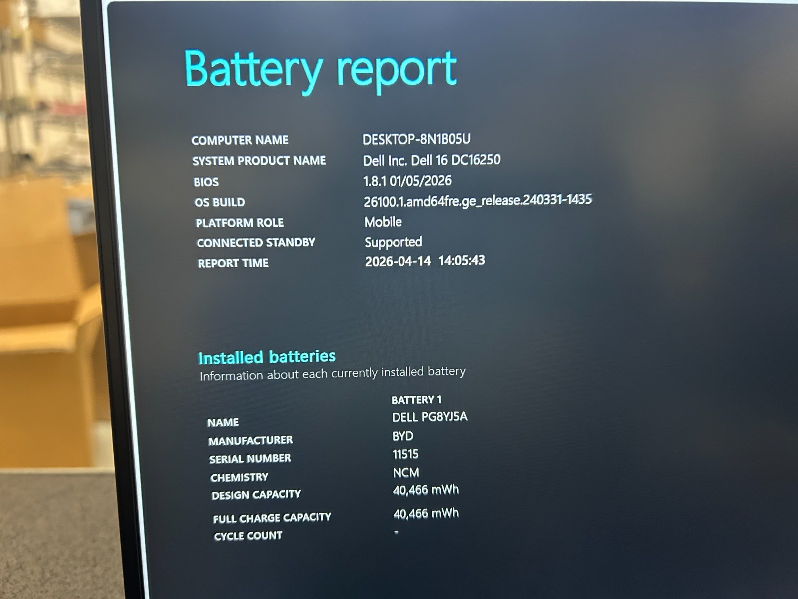 DELL 16 DC16250 MRYT3, Intel Core 7 150U, 1.80 GHz, 16 GB RAM, 1 TB NVMe SSD
