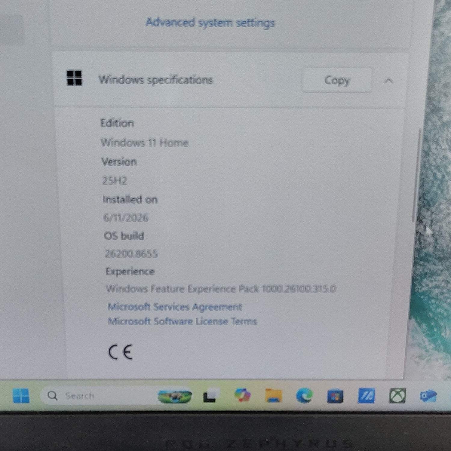 Asus ROG Zephyrus G14 GA401Q Ryzen 7 5800HS 8GB RAM 512GB SSD GeForce GTX 1650