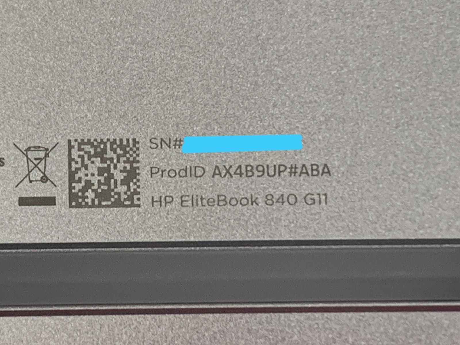 HP 840 G11 Ultra 5 135H 3.19GHz 16GB DDR5 512GB SSD Poly Studio NO OS