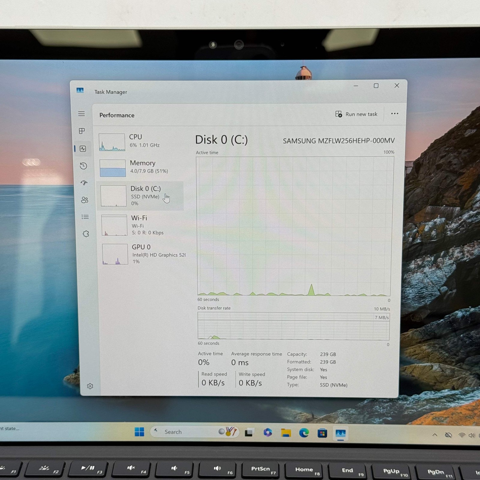 Microsoft Surface Pro 4 1724 12.3″ i5 2.5GHz 8GB RAM 256GB SSD