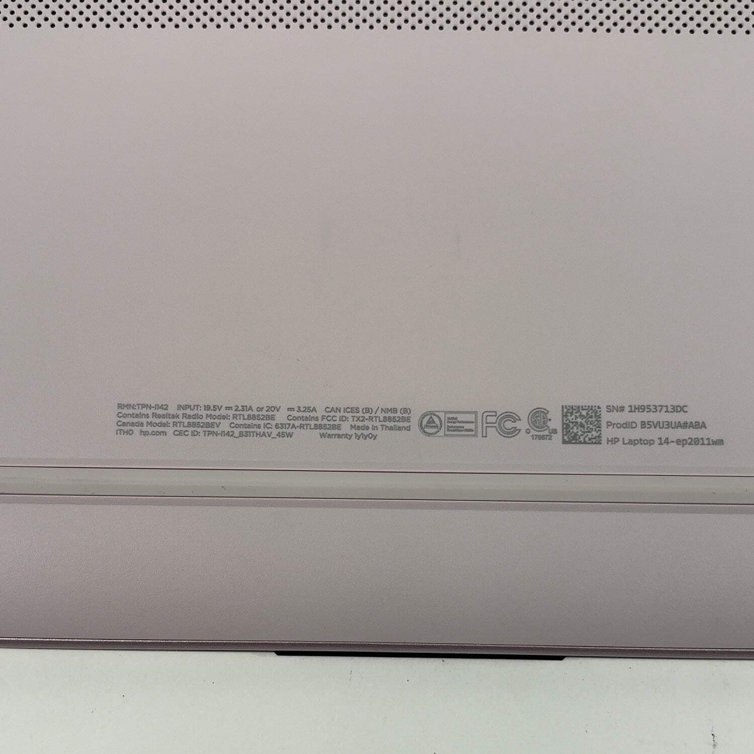 HP Laptop 14-EP2011WM 14.4″ Intel N150 0.8 GHz 8GB RAM 128GB SSD