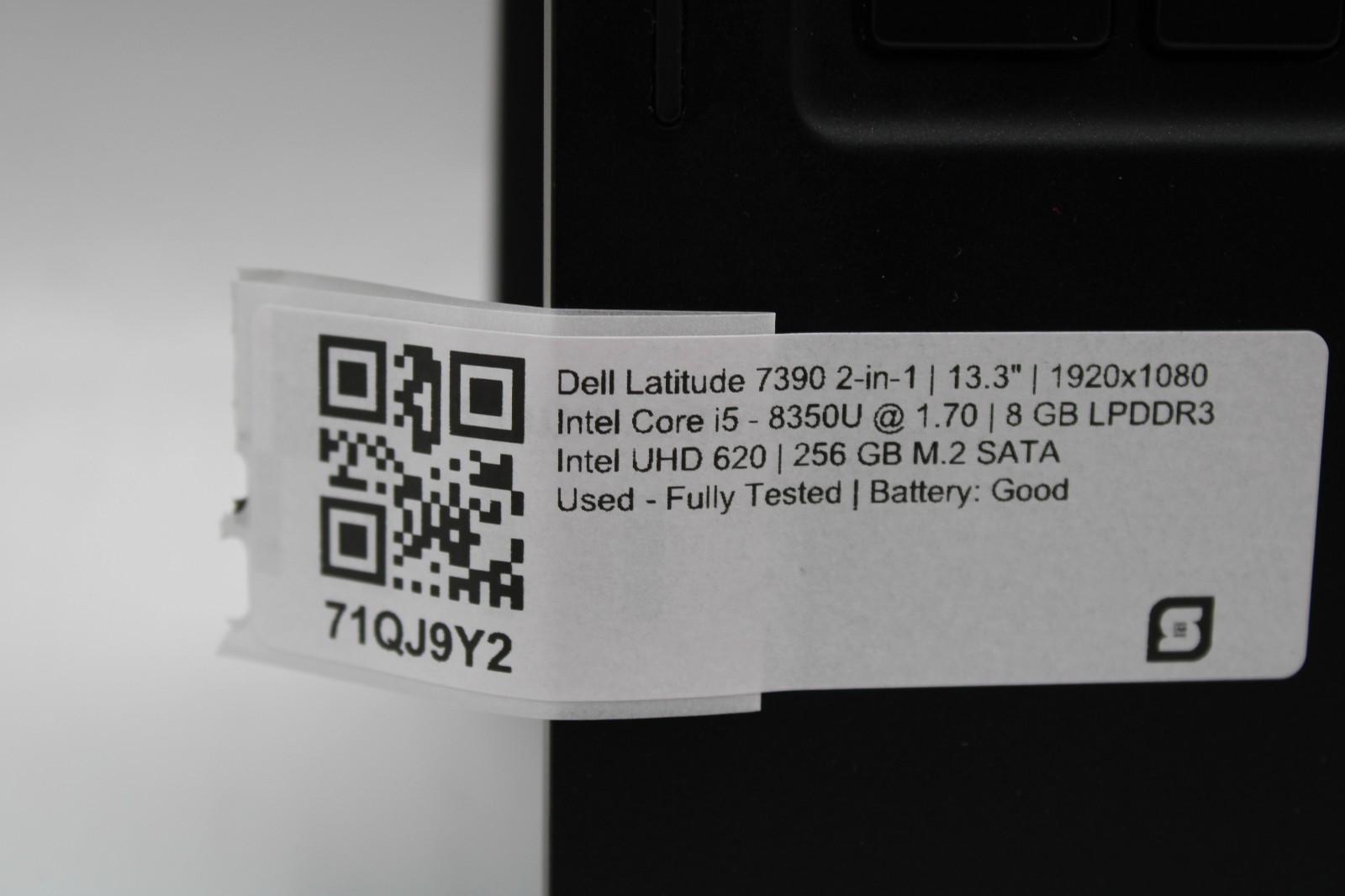 Dell Latitude 7390 Touch 2in1 _ i5-8350U @ 1.7 _ 8GB RAM _ 256GB SSD _ No OS