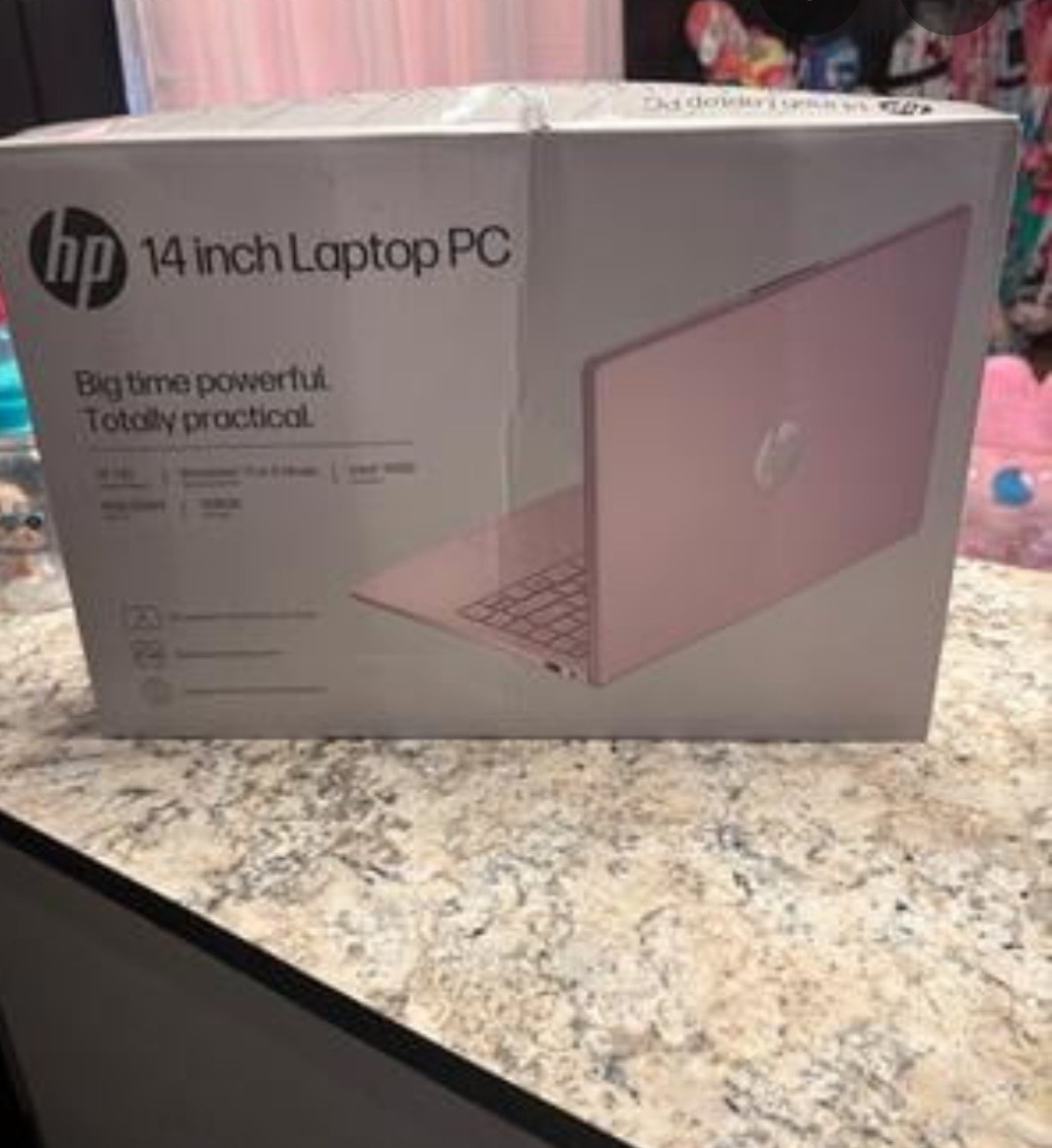 HP Stream 14 inch Win 11 Laptop Intel Processor N150 4GB 128GB eMMC Pink