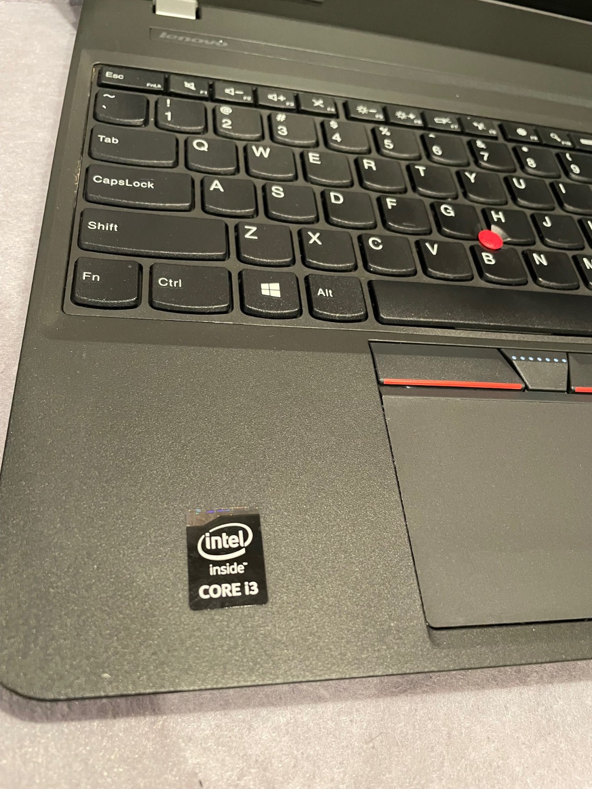 IBM THINKPAD LAPTOP E550 INTEL I3 TYPE 20DF 4GB RAM 500GB HARD DRIVE 15″ AS IS