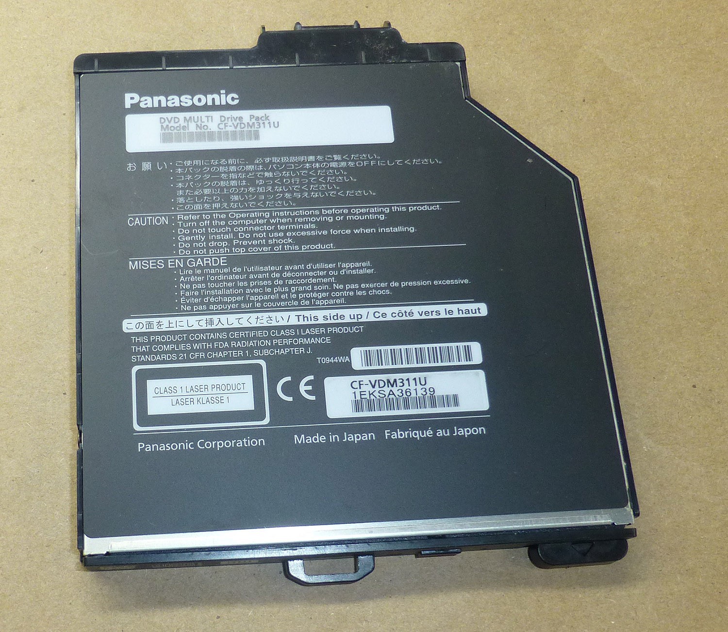 Panasonic DVD Super MULTI Drive CF-VDM311U – DVD±RW/DVD-RAM for CF-31 MK1/MK2