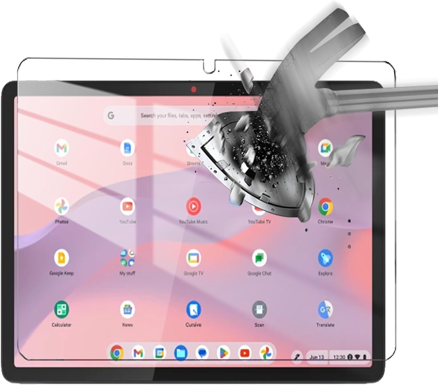 Screen Protector for Lenovo Chromebook Duet Gen 9 11 inch, Tempered Glass, Anti
