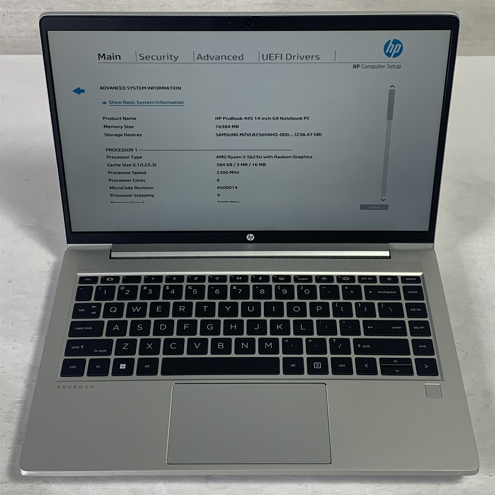 HP ProBook 445 G9 14″ Laptop Ryzen 5 5625U 2.3GHz 16GB 256GB NVMe SSD – Win11