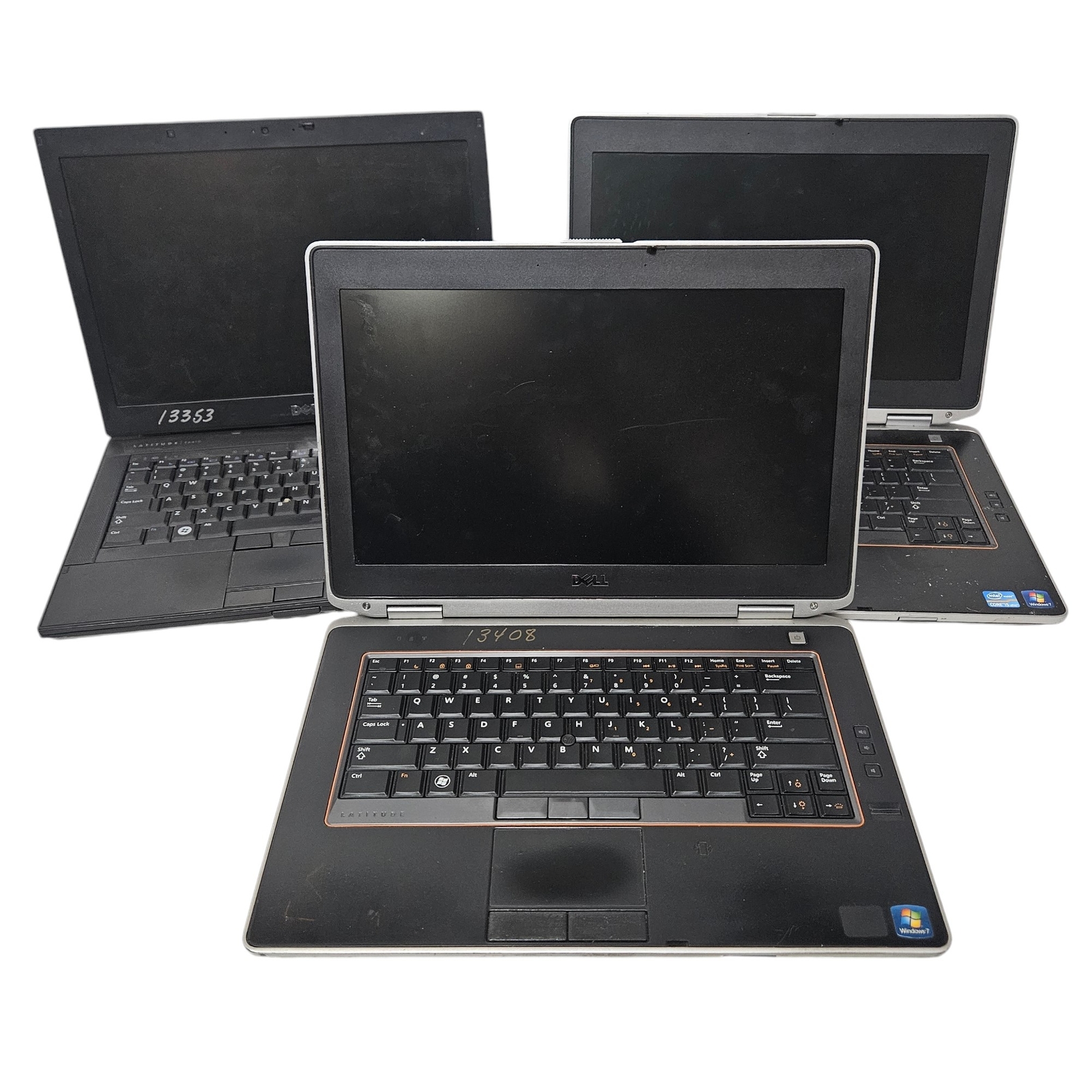 Lot of 4x Dell Latitude Laptops AS IS PARTS / REPAIR E6430 E6420 & E6410 NO HDD