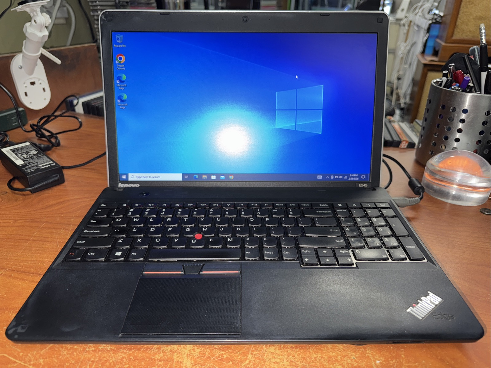 Lenovo Thinkpad Edge E545 AMD A6 2.90ghz 4GB 320HD Win10, WORKING BUT PARTS ONLY