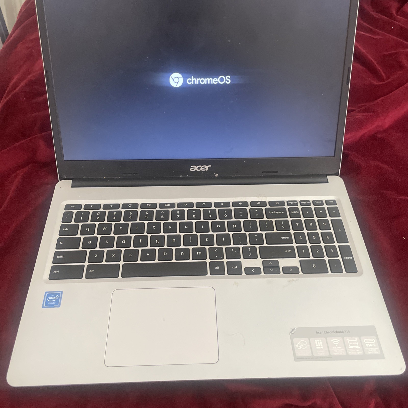 Acer Chromebook 315 15.6” HD Laptop, Celeron N4020, 4GB RAM 64GB eMMC, Chrome OS
