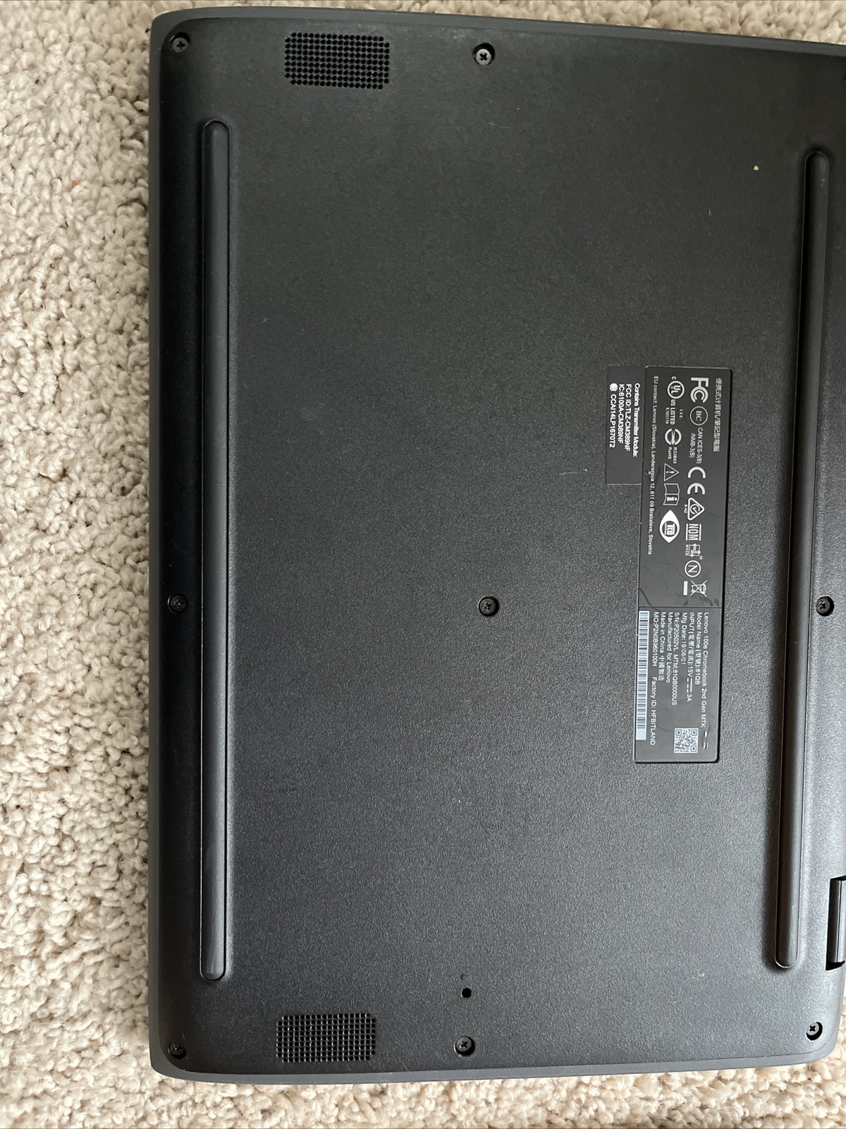 Lenovo 100e Chromebook 2nd Gen MTK 11.6″ 32GB Pre-owned Back To Factory Settings