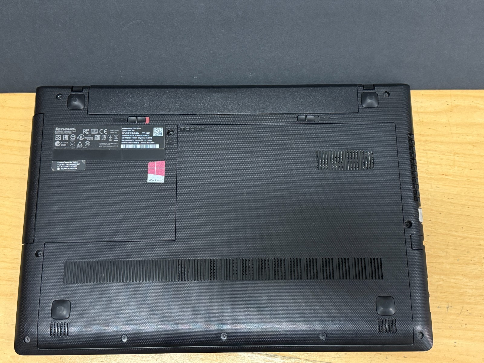 *Bad Battery* Lenovo G50-45 Laptop 80E30181US AMD A8-6410 15.6″ HD 80E3