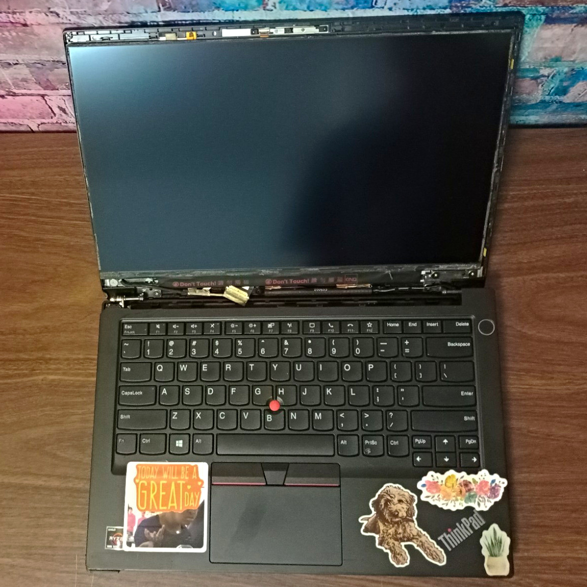 Lenovo ThinkPad E14 Gen 2 14in Black Laptop for Parts w/ Keyboard & Touchpad