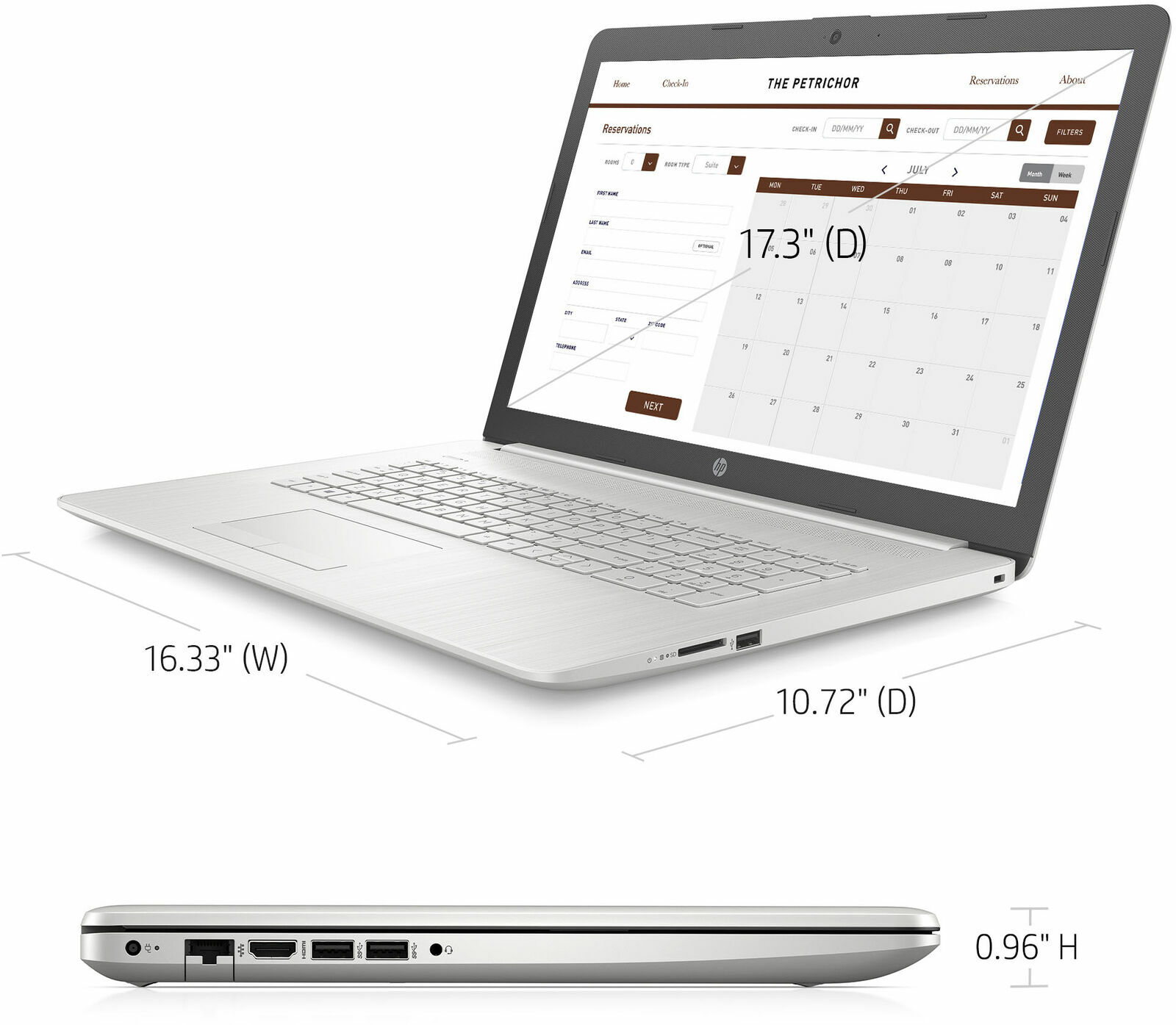 HP – 17.3″ Laptop – Intel Core i5-1135G7 – 8GB DDR4 Memory – 512GB SSD Drive