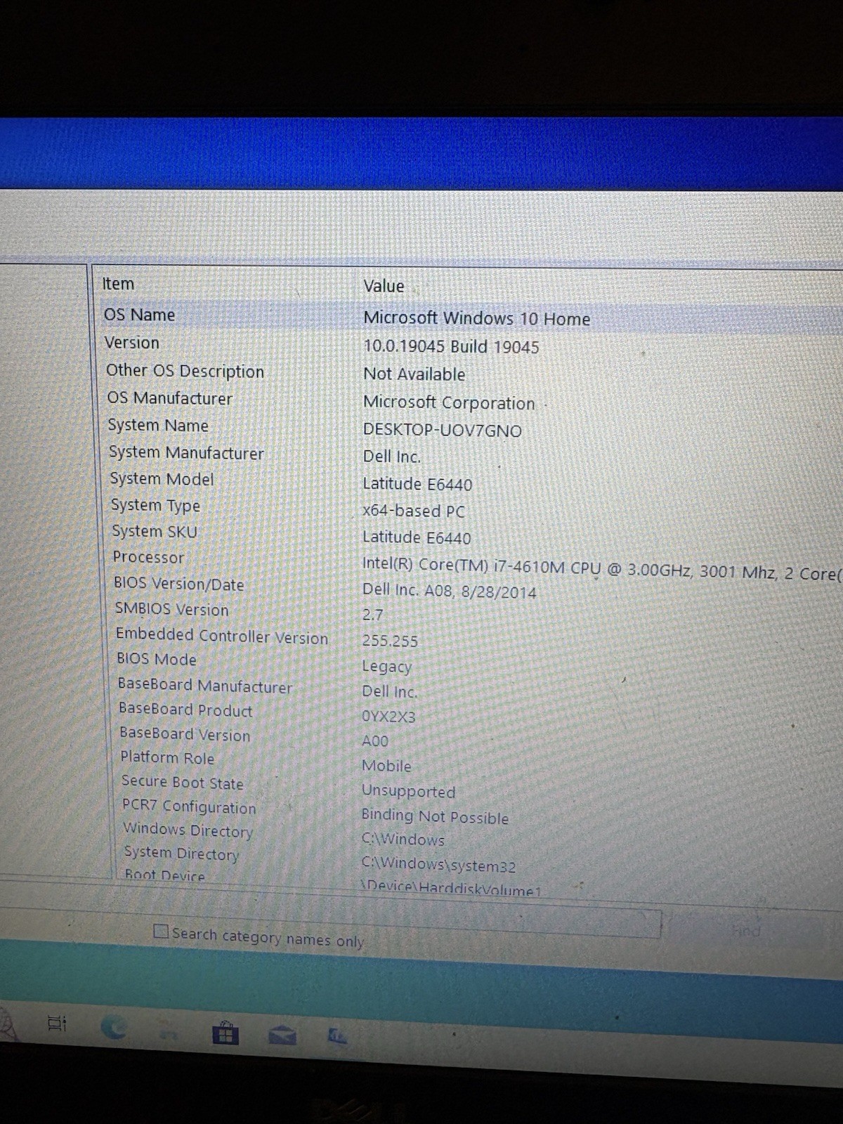 Dell Latitude E6440 i7-4610M 8GB Ram Windows 10