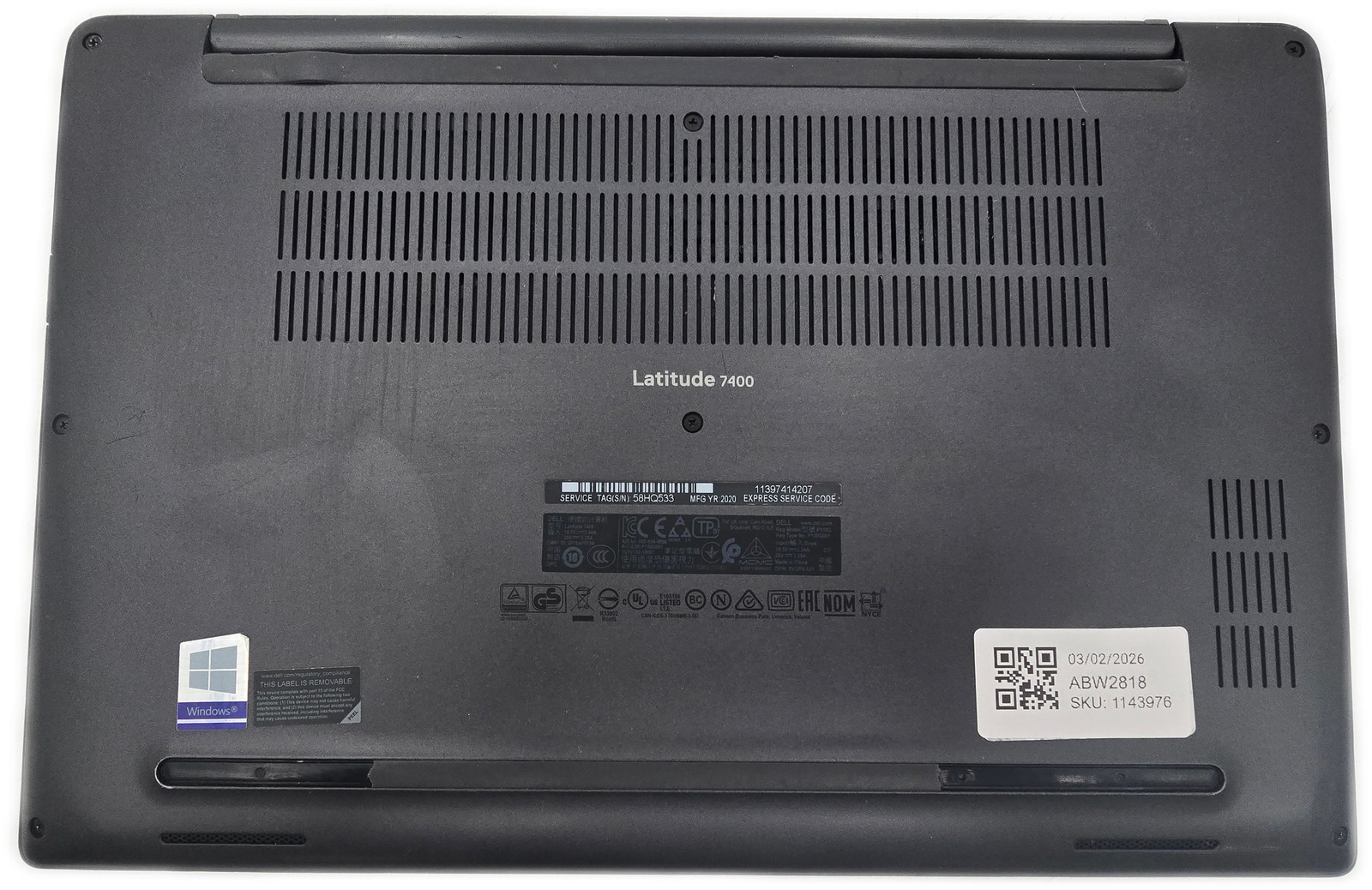Dell Latitude 7400 i7 8th Gen 16GB 256GB SSD Windows 11 Pro