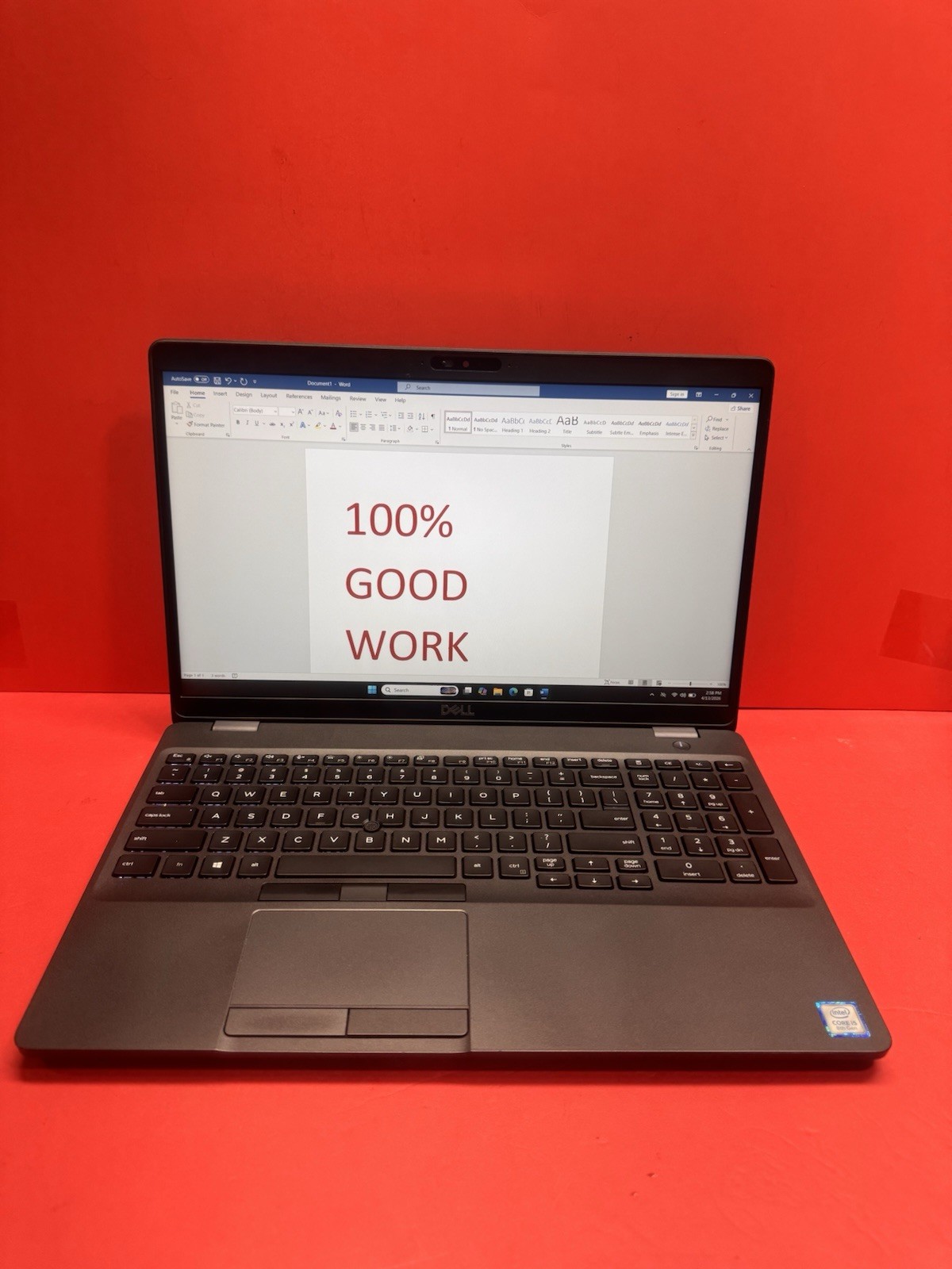 Dell Latitude 5500 15.6″ 8th i5 1.60GHz 8GB 256GB NVME Window 11pro