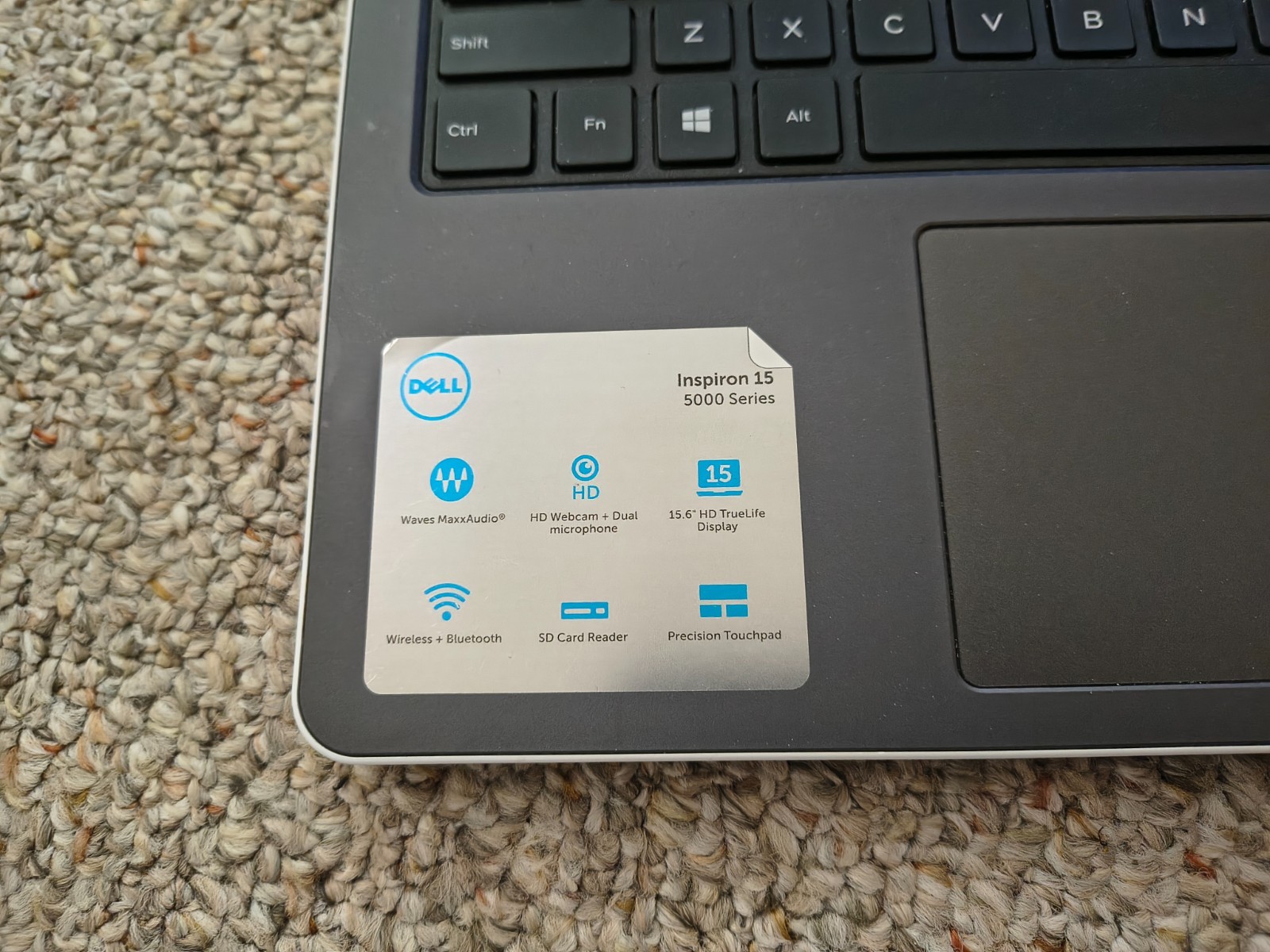 Dell Inspiron 15 5555 Laptop 2TB Hard Drive 12GB Ram AMD A8-7410 Ubuntu OS