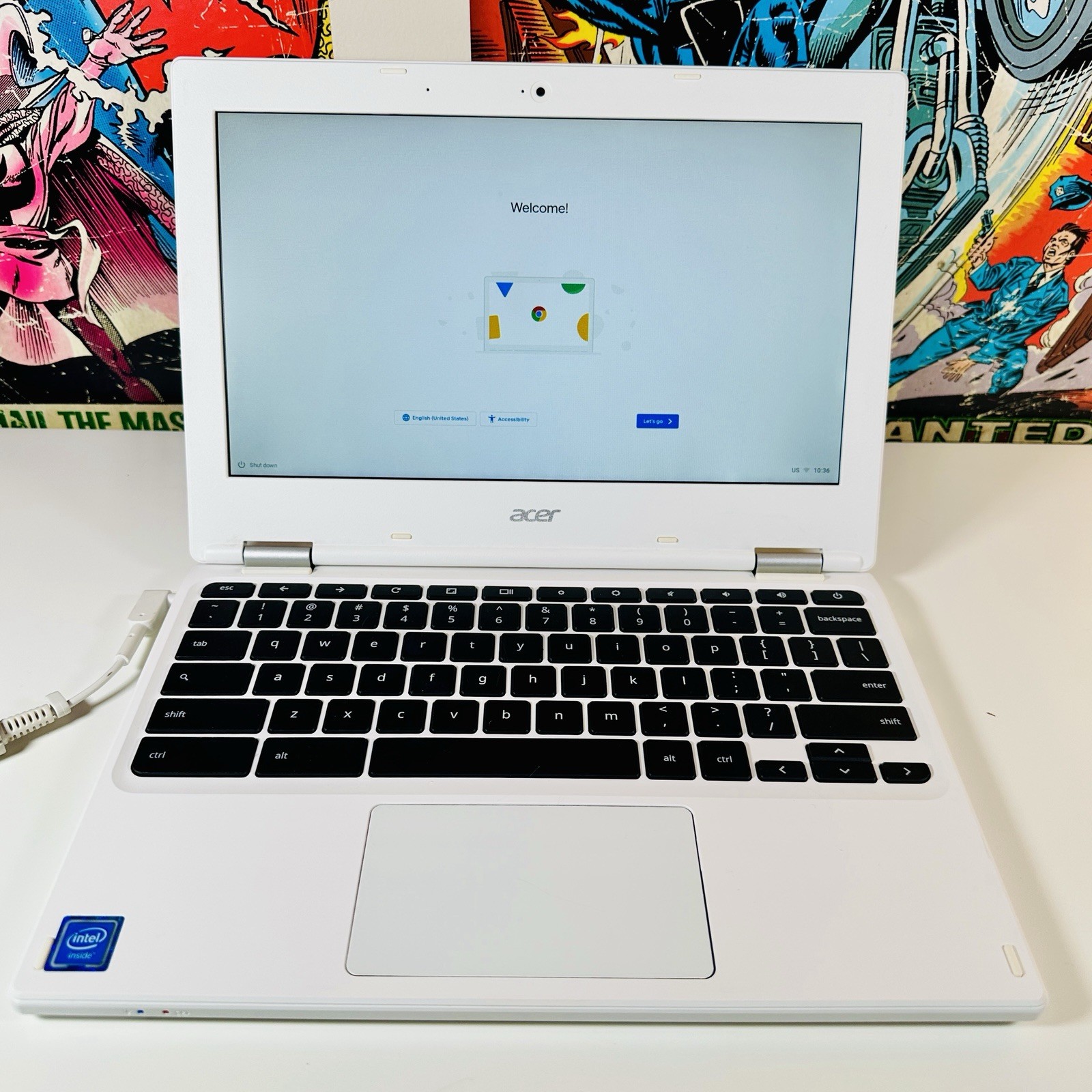 Acer Chromebook 11 CB3-131 11.6″ White Laptop – With Charger – Tested & Working