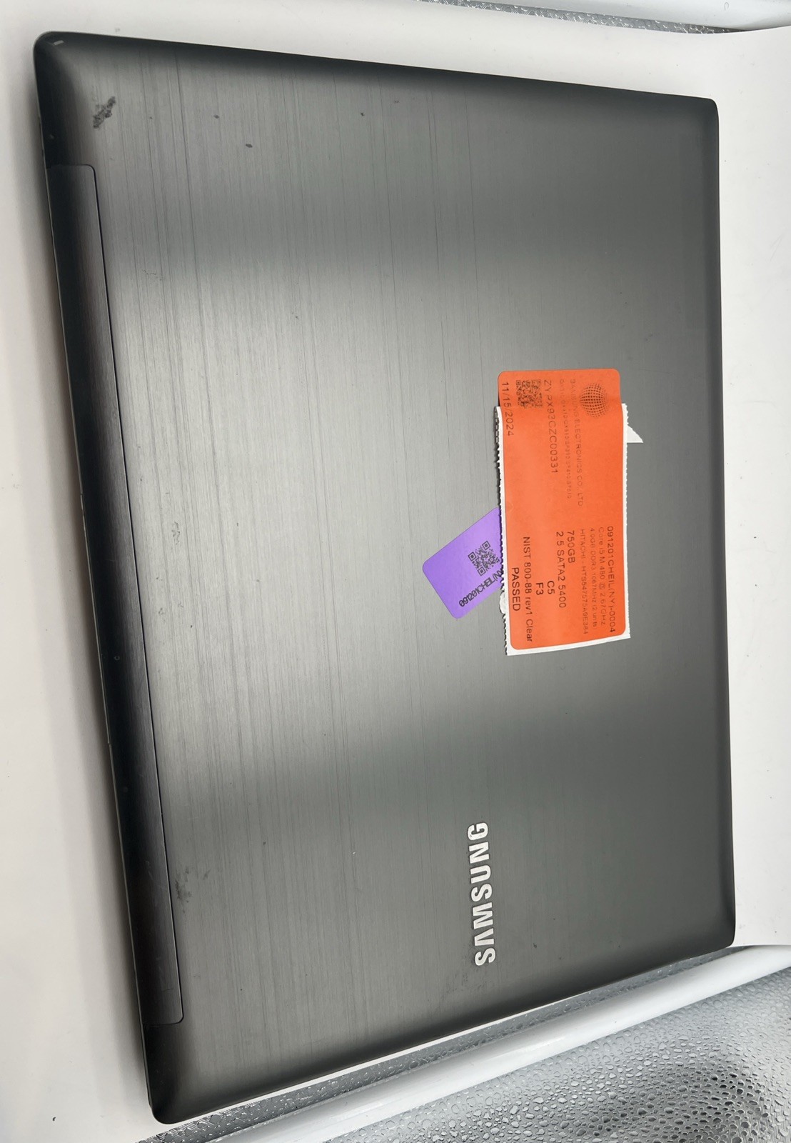 Samsung Notebook NP-QX410 Core i5 M480 @2.67GHz Ram:8GB/ 750GB