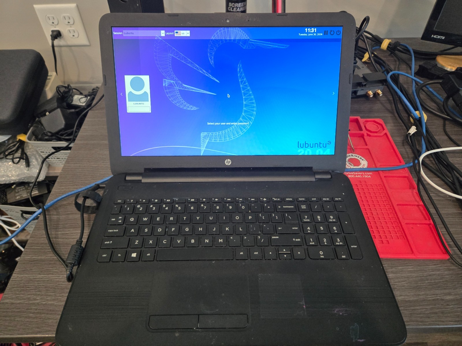 HP Notebook 15.6” – 15-ba018wm AMD E2-7110 Quad-Core APU, 4GB RAM