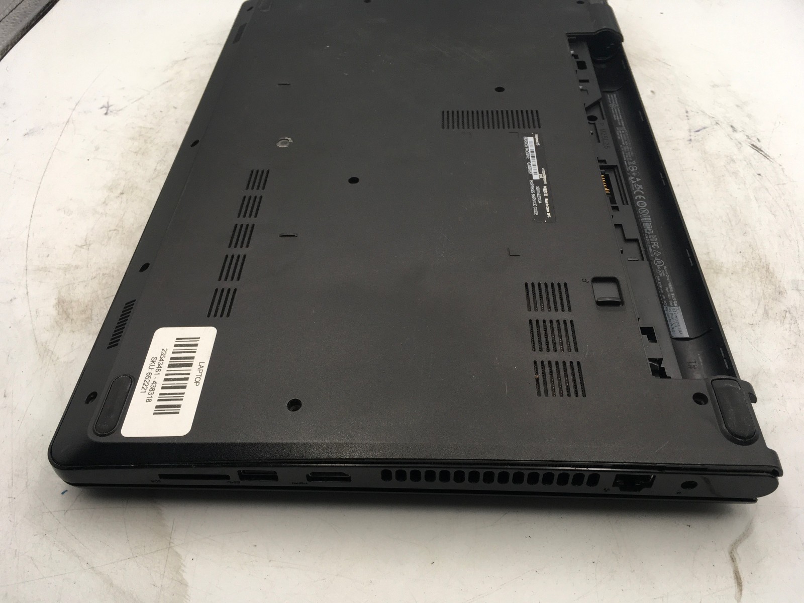 DELL LATITUDE 3558 – BOOTS TO BIOS – INTEL I3 5015U – NO RAM – READ DESCRIP – BB