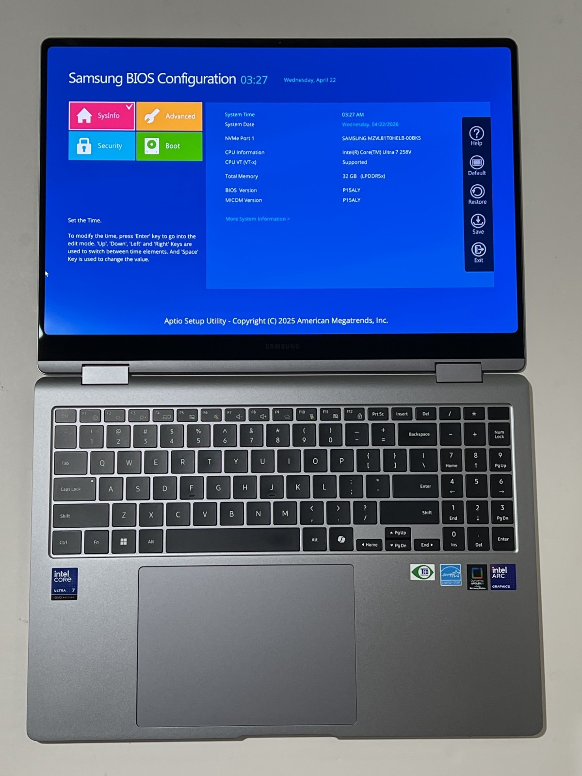 Samsung Galaxy Book5 PRO 360 16″ Intel Ultra 7 32GB RAM 1TB SSD NP960QHA #084H