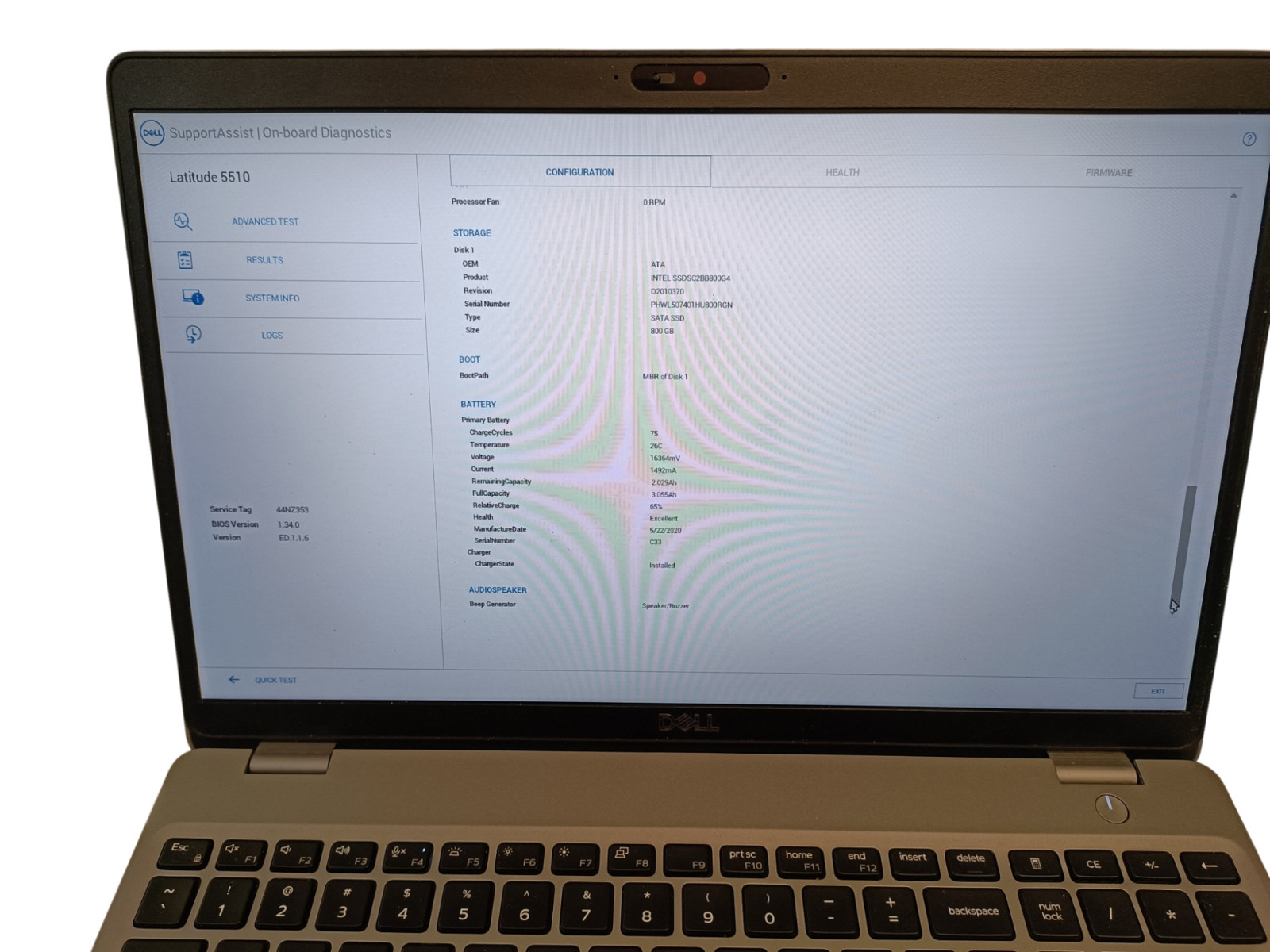 Dell Latitude 5510 15.6″ i5-10310U 16GB RAM WIN 11 Pro NO A/C NO SSD