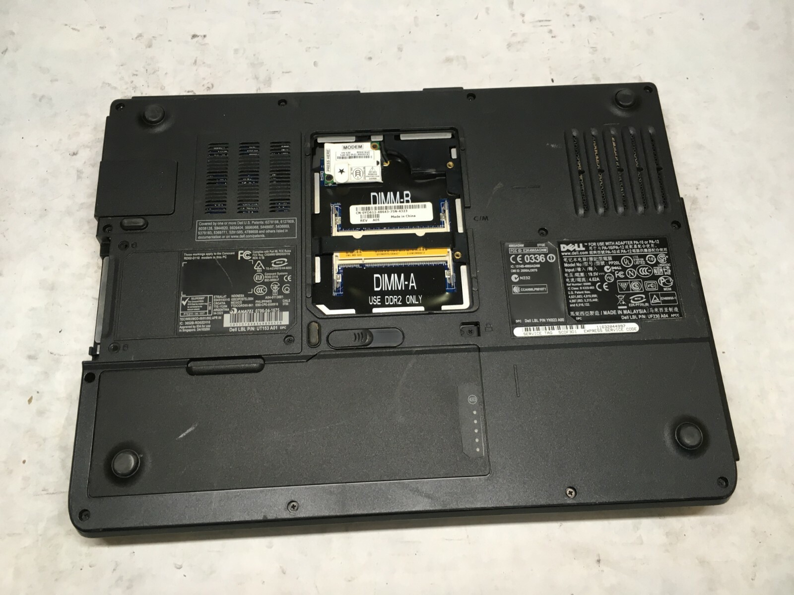 Dell Inspiron E1505 15″ [ AS IS / FOR PARTS] Intel Core Duo 1.73 GHz – JZ