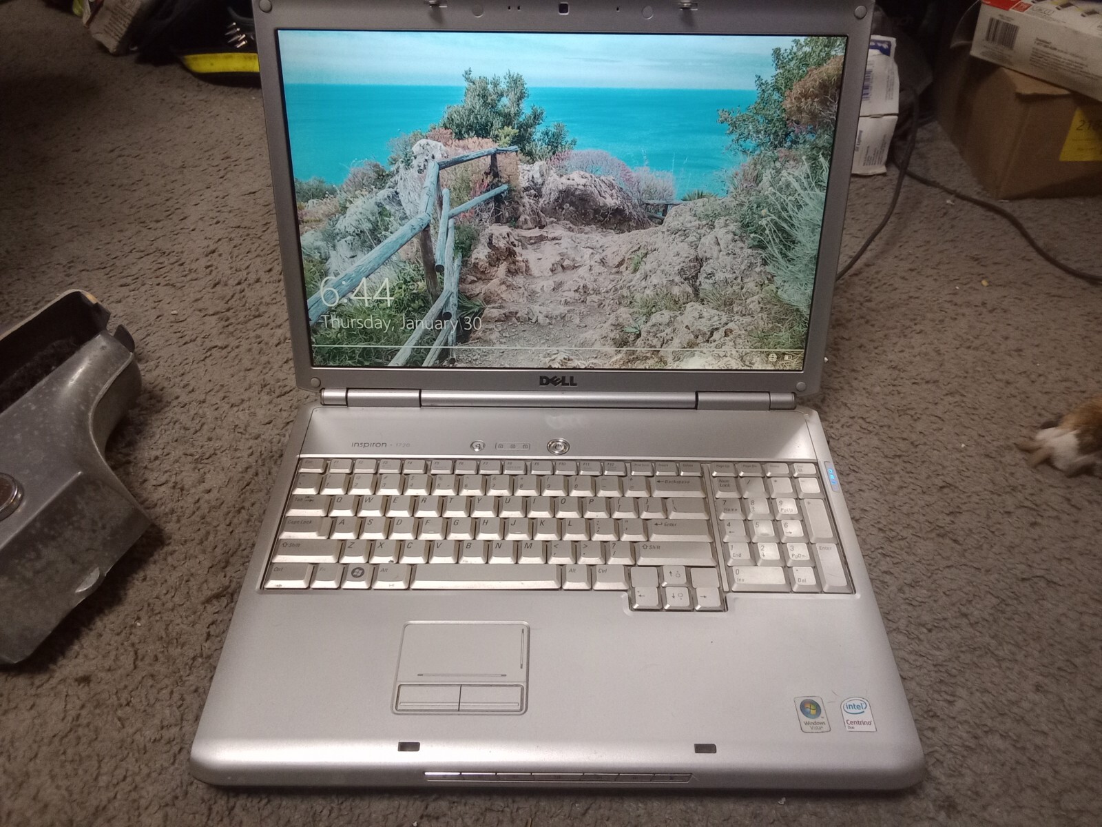 DELL INSPIRON 1720 LAPTOP WINDOWS VISTA WORKS NO PASSWORD