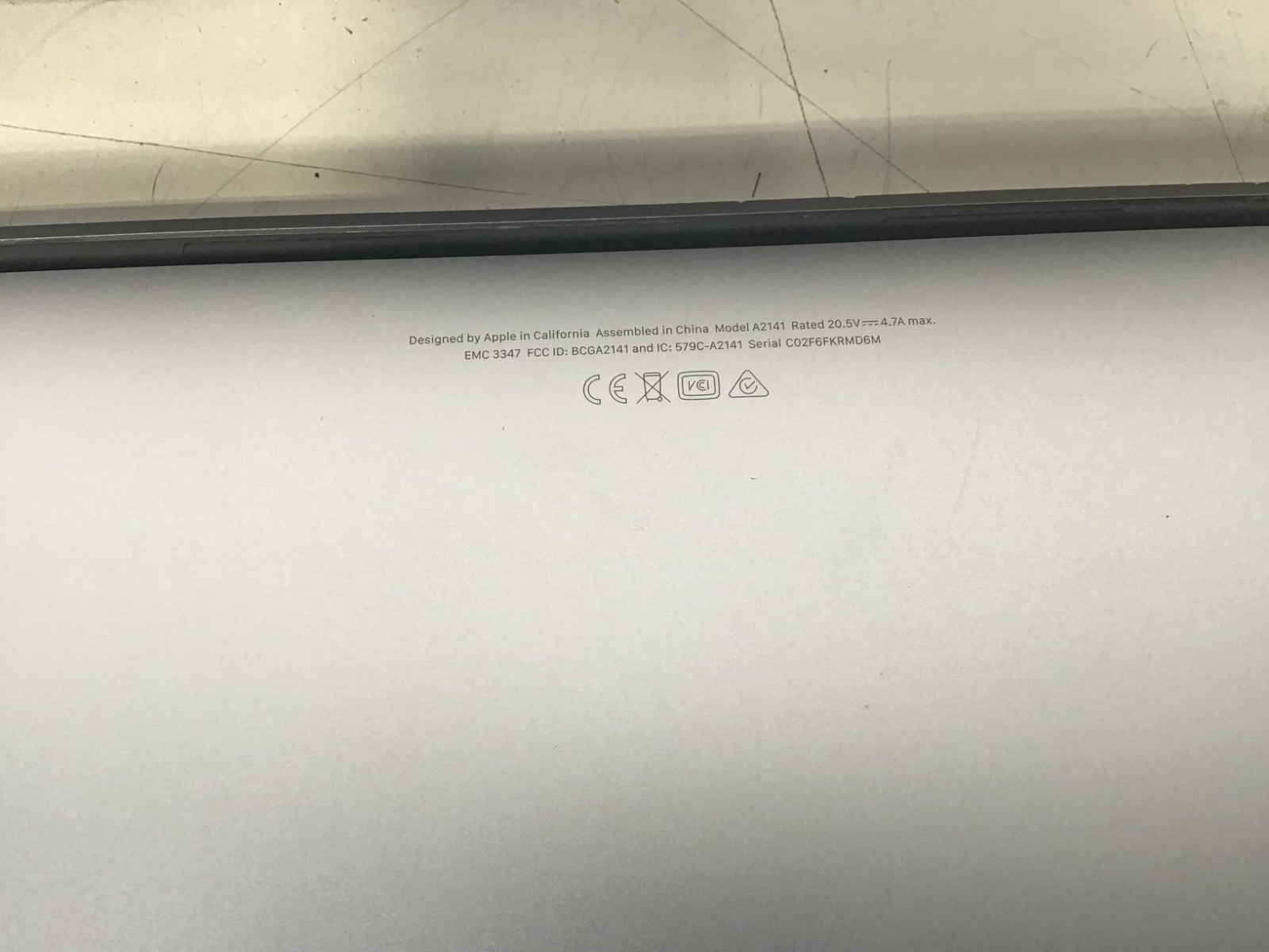 Lot of 2 Apple MacBook Pro 16″ A2141 i7-9750H 2.6GHz 16GB RAM 500B NVMe Gray~ II