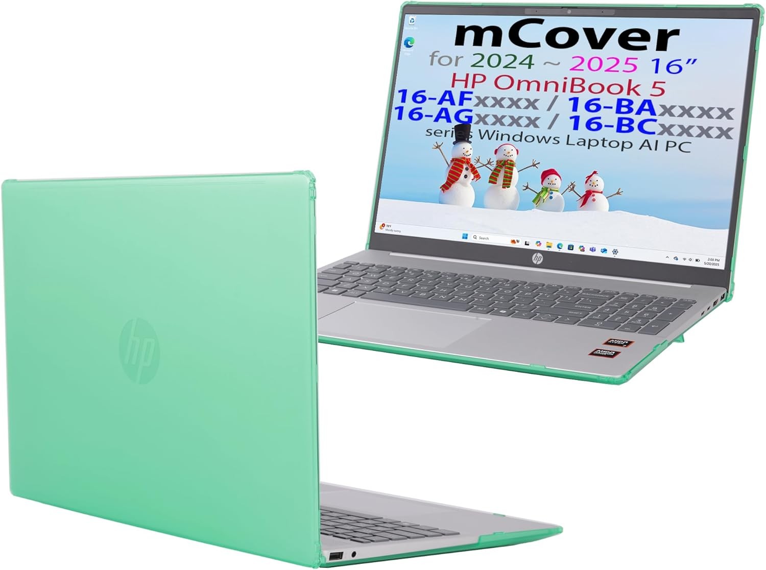 Case ONLY for 16” 2024+ HP OmniBook 5 16-AF / 16-AG / 16-BAxxxx / 16-BCxxxx