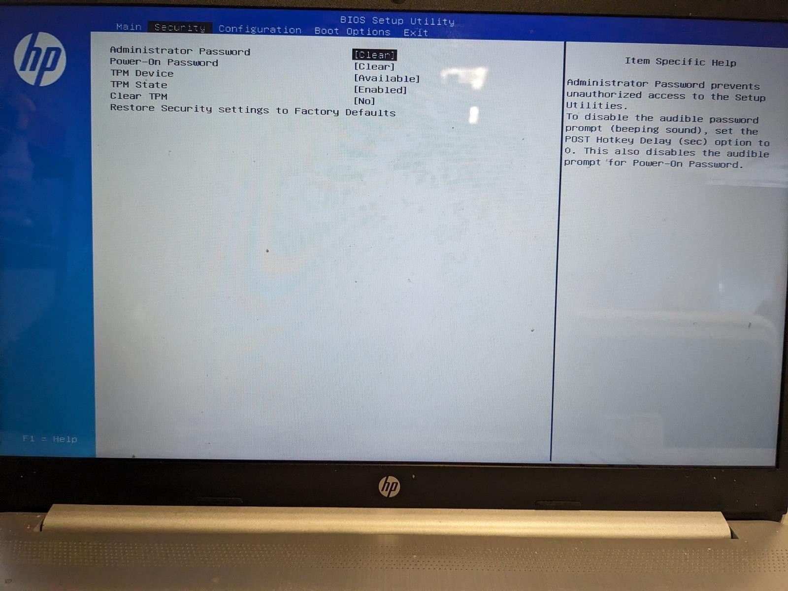 HP LAPTOP 15-EF0023DX RYZEN 5 3500U @ 2.10GHz, 4GB RAM, NO HDD/OS